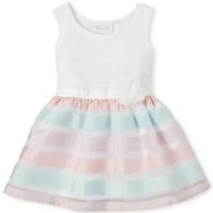 The Children's Place Whisper Pink Striped Dress